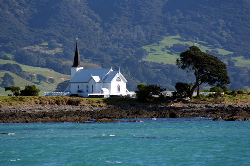 Church, East Cape Pacific Highway, NZ.