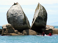 Split Apple Rock, Nelson, NZ.